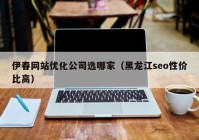 伊春网站优化公司选哪家（黑龙江seo性价比高）