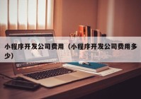 小程序开发公司费用（小程序开发公司费用多少）