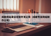 成都网站建设定制开发公司（成都专业网站制作公司）