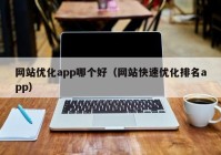 网站优化app哪个好（网站快速优化排名app）