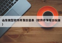 山东微型软件开发价目表（软件开发报价标准）