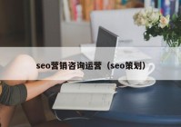 seo营销咨询运营（seo策划）