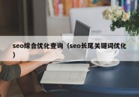 seo综合优化查询（seo长尾关键词优化）