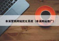 本溪营销网站优化系统（本溪网站推广）