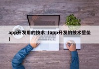 app开发用的技术（app开发的技术壁垒）