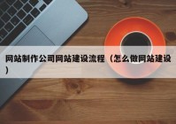 网站制作公司网站建设流程（怎么做网站建设）